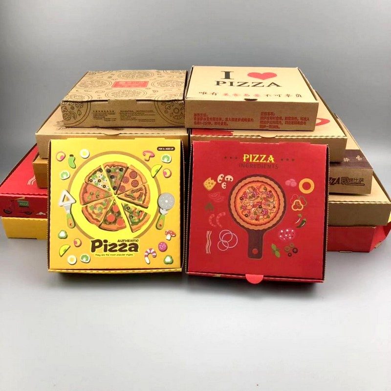 Corrugated Kraft Pizza Box