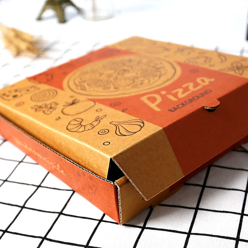 Classic kraft paper pizza box THE Box