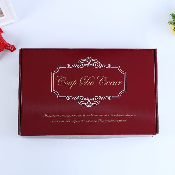 Wine red airplane box supplier (1)