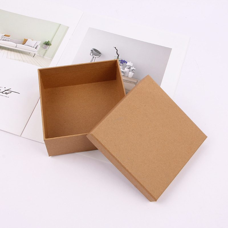 Square kraft paper box THE Box