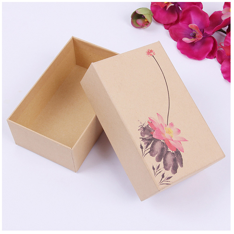 New vintage kraft paper jewelry box (5)