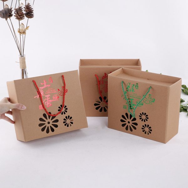 Hollow kraft paper egg box (2)