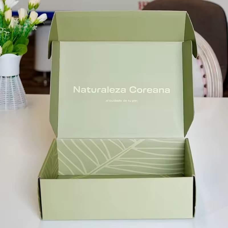 Colorful eco-friendly printed corrugated packaging box