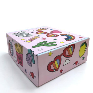 Full-color printed corrugated packaging box for retail and eCommerce