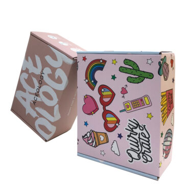 Full-color printed corrugated packaging box for retail and eCommerce