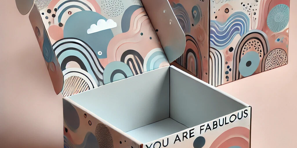 Wholesale eco-friendly gift packaging corrugated box with custom printing