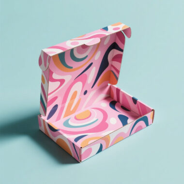 Wholesale eco-friendly gift packaging corrugated box with custom printing
