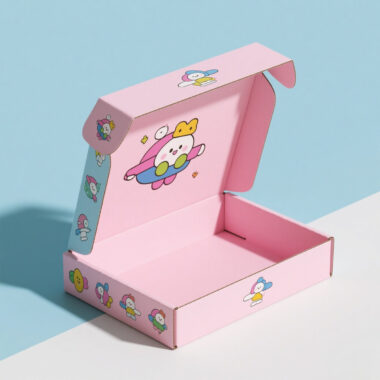 Wholesale eco-friendly gift packaging corrugated box with custom printing