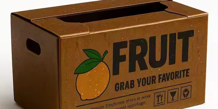 Color Printed Cardboard Box for Fruits and Vegetables