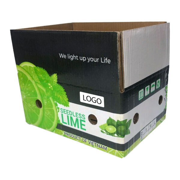 High-quality color printed corrugated box for wholesale packaging