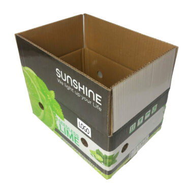High-quality color printed corrugated box for wholesale packaging