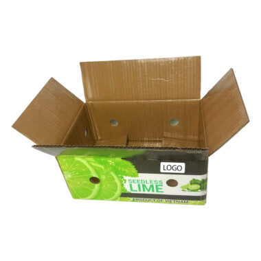 High-quality color printed corrugated box for wholesale packaging