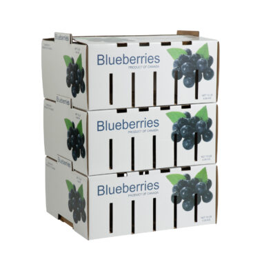 Recyclable foldable color printed corrugated box for custom packaging