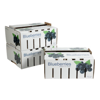 Recyclable foldable color printed corrugated box for custom packaging