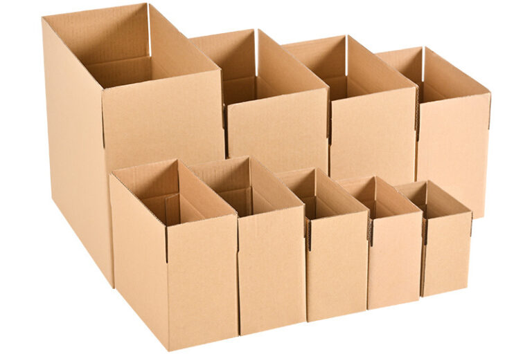 Corrugated Mailing and Moving Box for Shipping and Transport