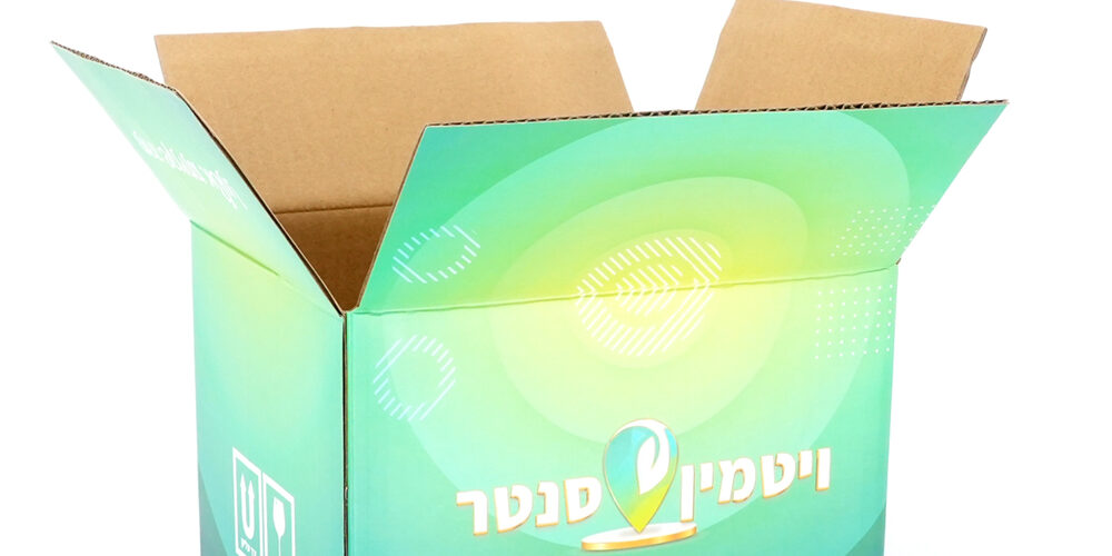 Custom color printed corrugated shipping box for electronic products