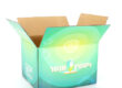 Custom color printed corrugated shipping box for electronic products