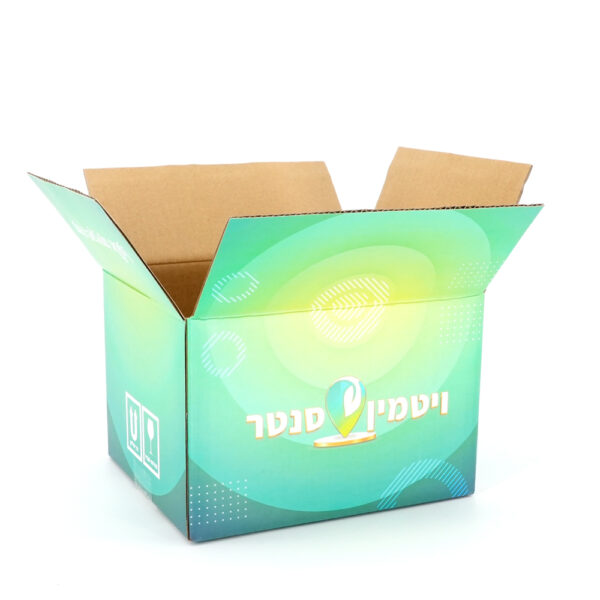 Custom color printed corrugated shipping box for electronic products