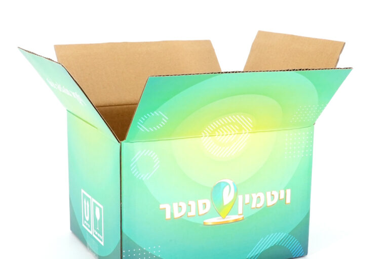 Custom color printed corrugated shipping box for electronic products
