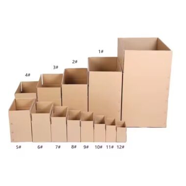 Custom Multi-Size Cardboard Box for Business Shopping and Moving