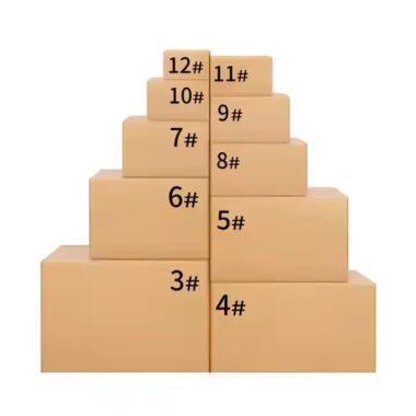 Custom Multi-Size Cardboard Box for Business Shopping and Moving
