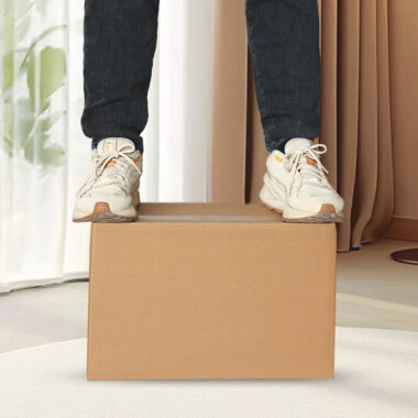 corrugated cardboard moving box