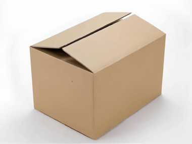 corrugated cardboard moving box