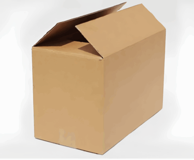 corrugated cardboard moving box