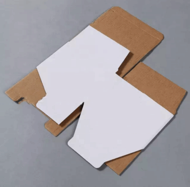 corrugated paper tuck top box