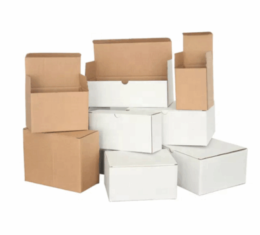 corrugated paper tuck top box