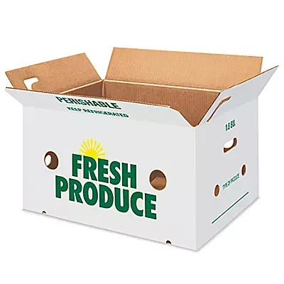 corrugated vegetable packaging box