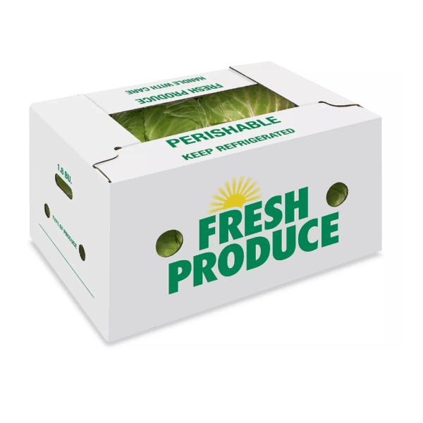 corrugated vegetable packaging box